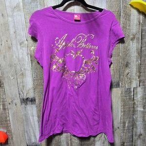 Apple Bottoms Vintage Y2K Purple Graphic Tee